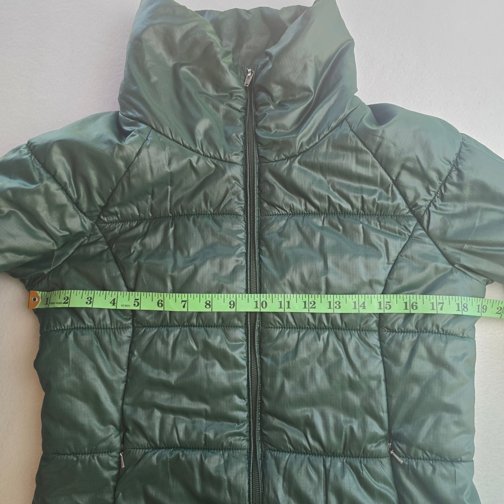 Patagonia Lidia Parka Womens Small Forest Green Puffer Insulated Coat 28205 - Picture 10 of 13